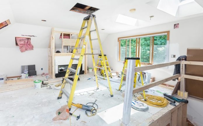 Grand Living Room & Architectural Millwork